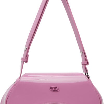 Diesel Pink Play Glossy Crossbody Bag