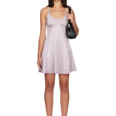 Diesel Purple Fluid Minidress
