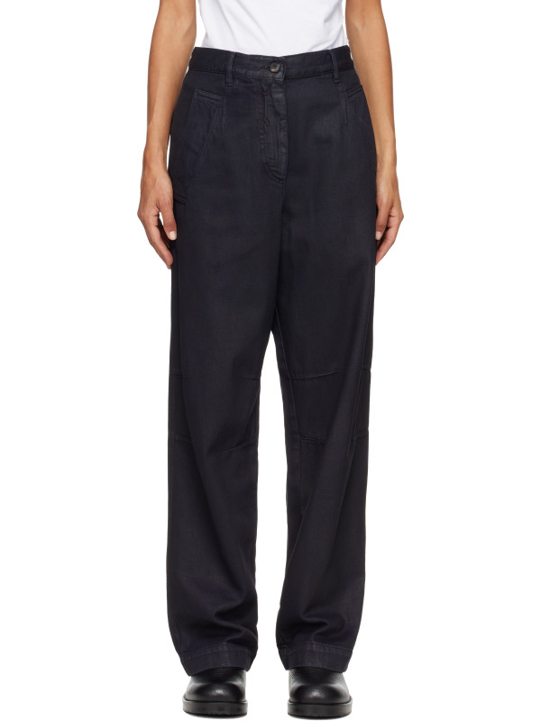 Dries Van Noten Black Darted Jeans