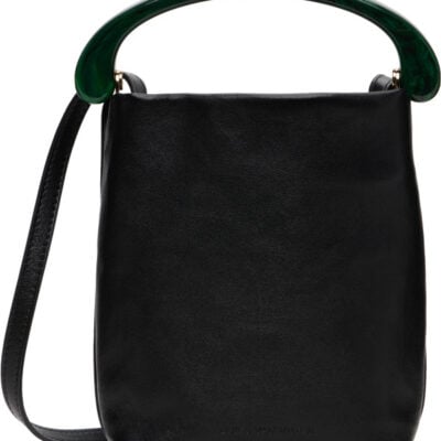 Dries Van Noten Black Micro Leather Bag