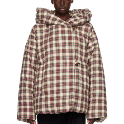 Dries Van Noten Off-White Check Jacket