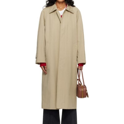 Dunst Khaki Refined Mac Coat
