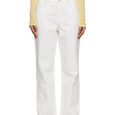 Dunst Off-White Essential Straight Full Length Jeans