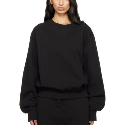 Entire Studios Black Pod Crew Sweatshirt