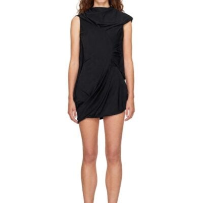 Entire Studios Black Sylph Minidress