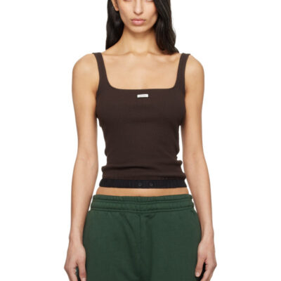 Entire Studios Brown Lounge Tank Top