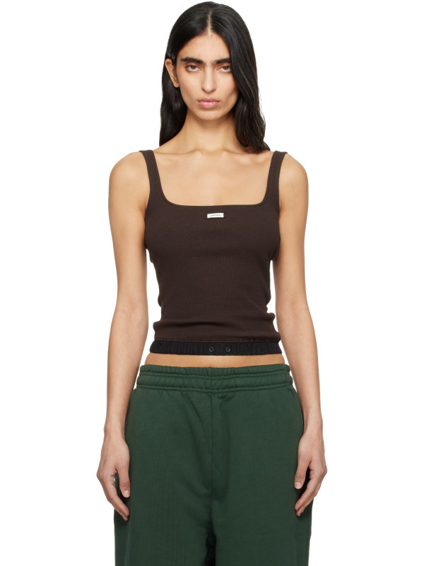 Entire Studios Brown Lounge Tank Top