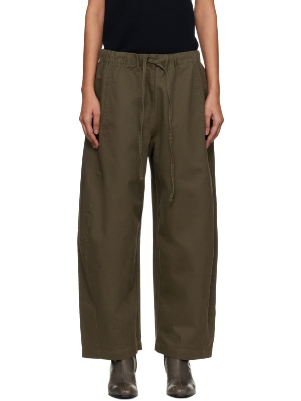 Entire Studios Khaki Loft Trousers
