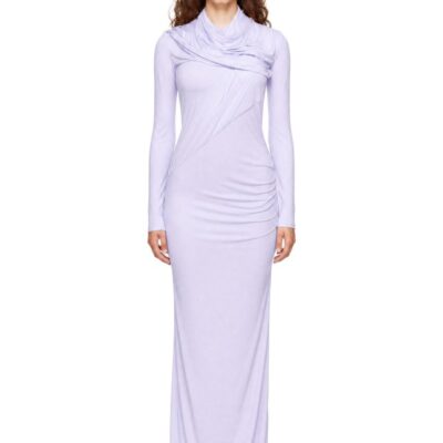 Entire Studios Purple Encase Maxi Dress
