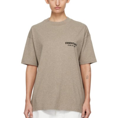 Fear of God ESSENTIALS Beige Classic T-shirt