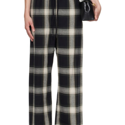 Fear of God ESSENTIALS Black & White Flannel Lounge Pants