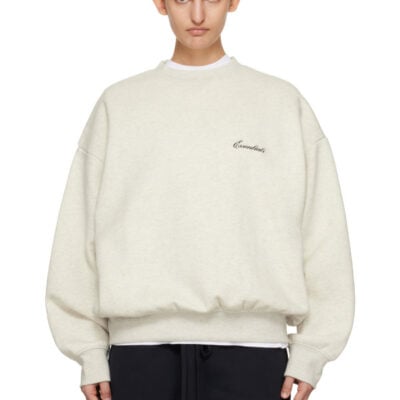 Fear of God ESSENTIALS Off-White Classic Crewneck Sweatshirt