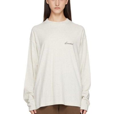 Fear of God ESSENTIALS Off-White Classic Fit Long Sleeve T-shirt