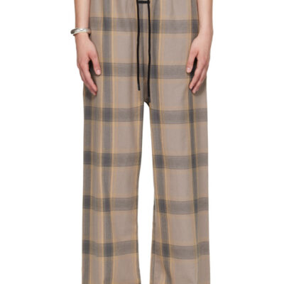 Fear of God ESSENTIALS Taupe Flannel Lounge Pants