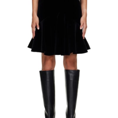 Fidan Novruzova Black Delphine Miniskirt