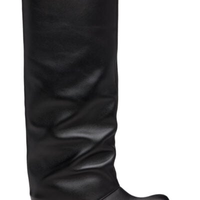 Fidan Novruzova Black Havva Chunky Heel Tall Boots