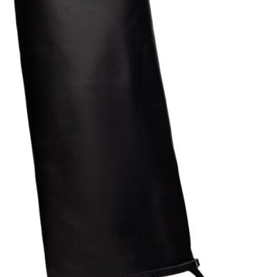 Fidan Novruzova Black Kaia Stiletto Heel Sandal Tall Boots