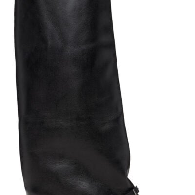 Fidan Novruzova Black Kaia Stiletto Tall Heeled Sandals