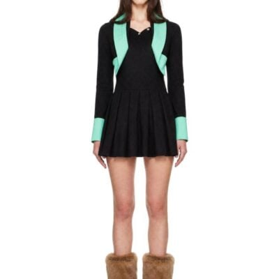 Fidan Novruzova Black Vere Polo Minidress