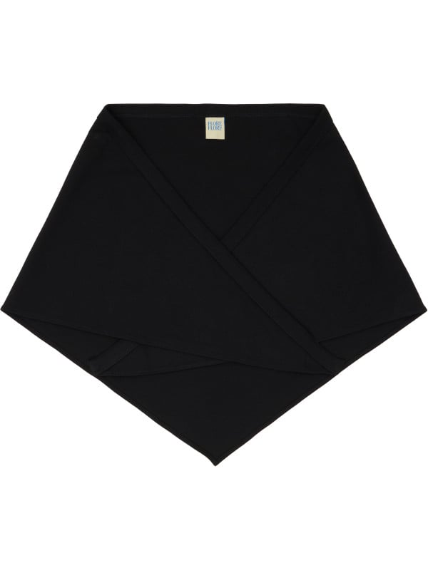 FLORE FLORE Black Flore Scarf