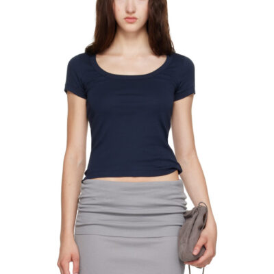FLORE FLORE Navy Lulu Baby T-shirt