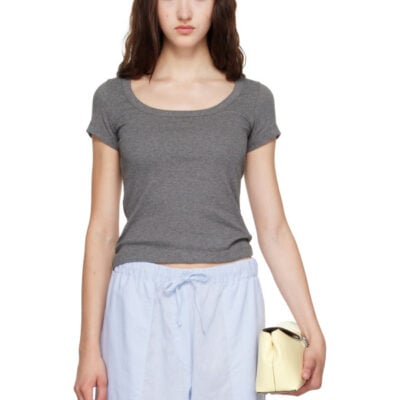 FLORE FLORE SSENSE Exclusive Gray Lulu Baby T-shirt