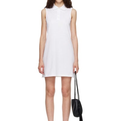 FLORE FLORE White Lauren Polo Minidress