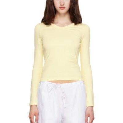 FLORE FLORE Yellow Jill Longsleeve T-shirt