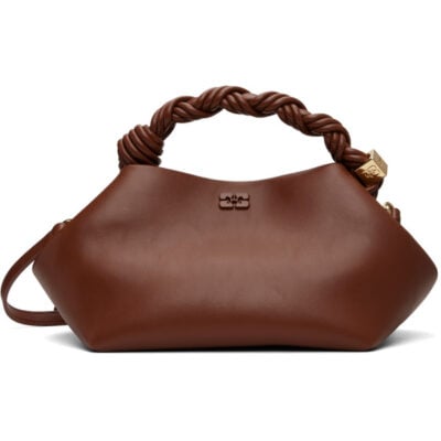Ganni Brown Small Bou Bag
