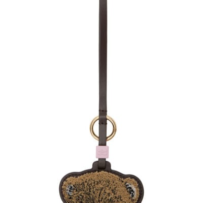 Ganni Brown Teddy Bear Bag Charm
