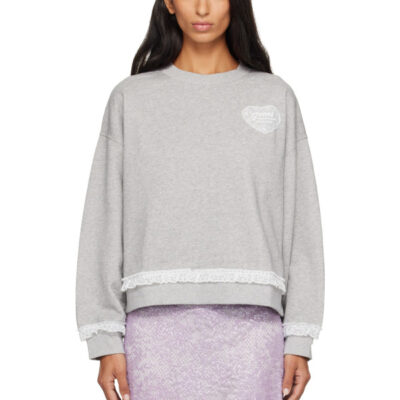 Ganni Gray Isoli Sweatshirt