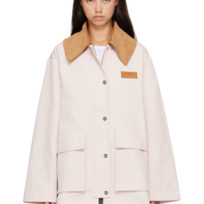Ganni Pink Twill Jacket