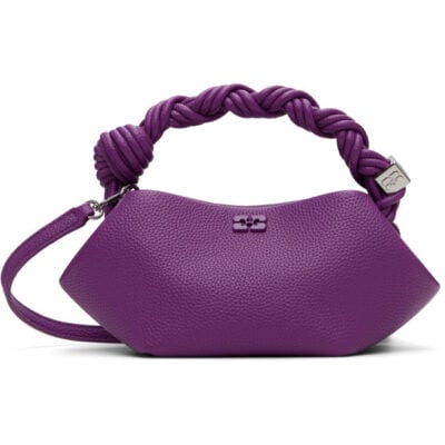 Ganni Purple Mini Bou Bag