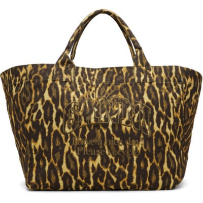 Ganni Yellow & Brown XXL Tote