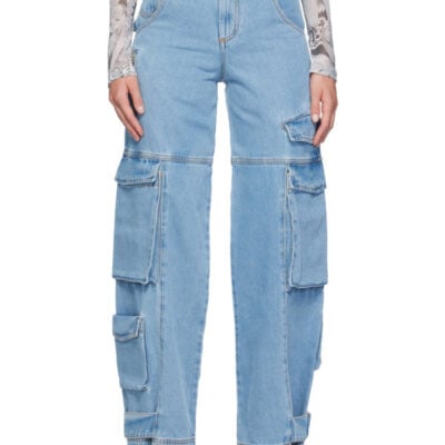 Gcds Blue Ultracargo Jeans