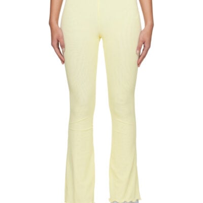 Gcds Yellow Flare Trousers