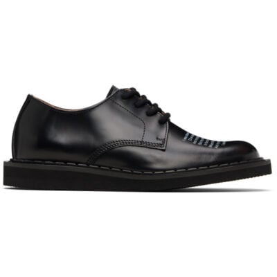 George Cox Black UNDERCOVER Edition 4 Eyelet Derbys
