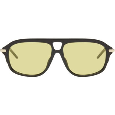 Givenchy Black GV One Aviator Sunglasses