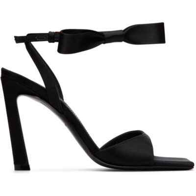 Givenchy Black Naked Bow Heeled Sandals
