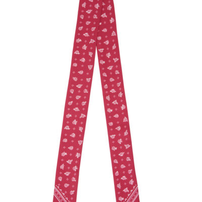 Givenchy Pink Bandana Bandeau Silk Scarf