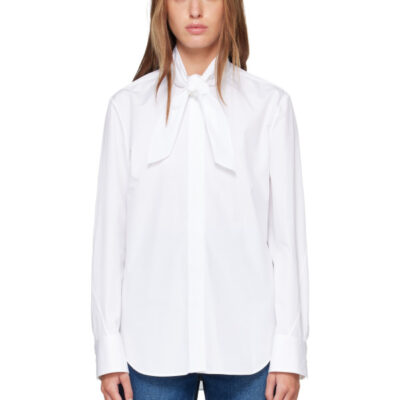 Givenchy White Cocoon Shirt