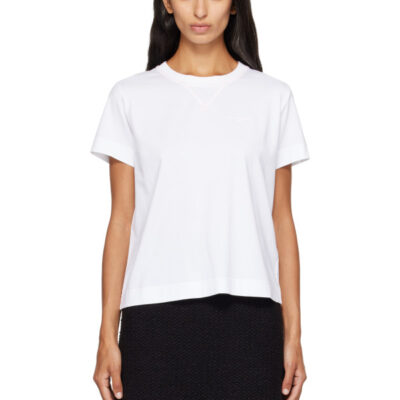 Givenchy White Logo Crewneck T-shirt