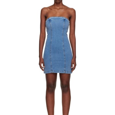 Holzweiler Blue Kristin Denim Minidress