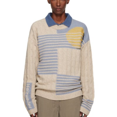Holzweiler Gray Retro Sun Sweater