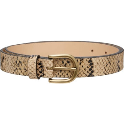 Isabel Marant Beige Zap Leather Belt