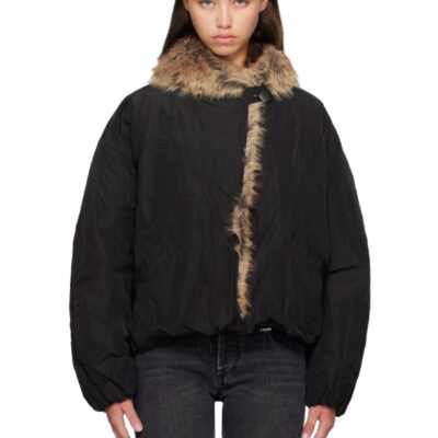 Isabel Marant Black Charone Puffer Jacket