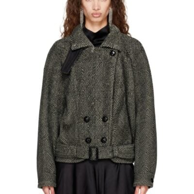Isabel Marant Black Elvane Wool Jacket