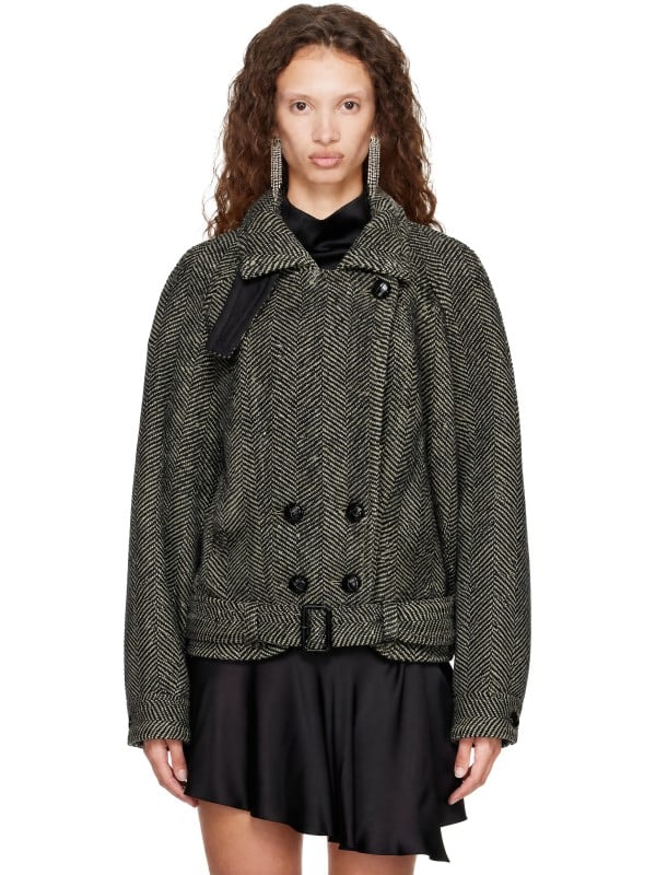 Isabel Marant Black Elvane Wool Jacket