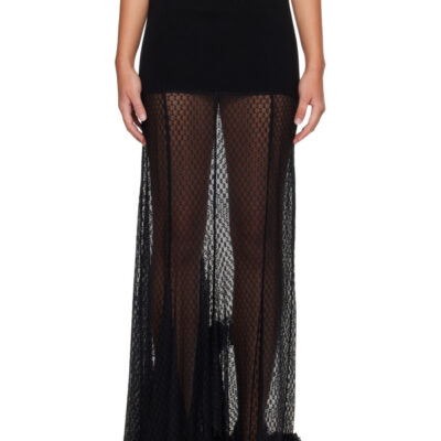 Isabel Marant Black Ioana Maxi Skirt