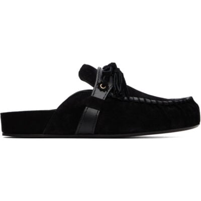 Isabel Marant Black Malvin Mule Loafers